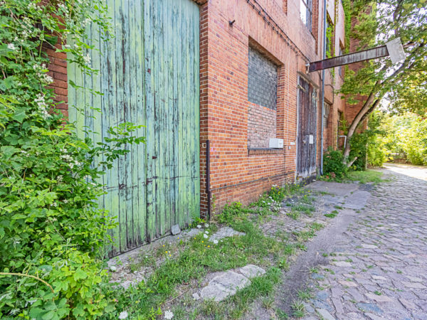 Papierfabrik Ammendorf Fabrikgebäude Außenansicht